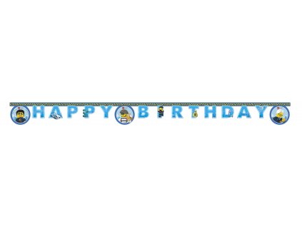 46907 banner happy birthday lego city