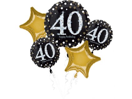 Buchet din baloane - 40. aniversare
