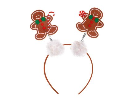 Vianočná čelenka - Perníčky