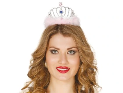 Korunka Tiara s pierkami - strieborná