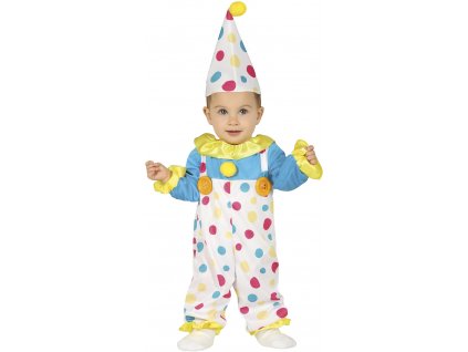 Detský kostým - Malý klaun (Mărimea - Cei mici 12 - 18 luni)
