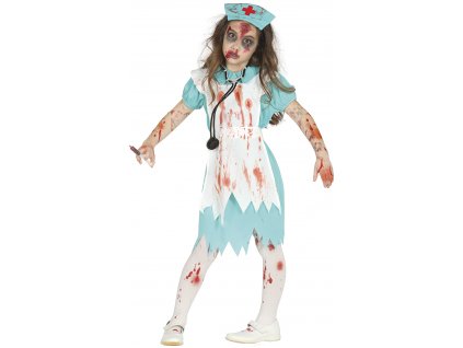 Detský kostým Zombie zdravotná sestra (Mărimea - Copii S)