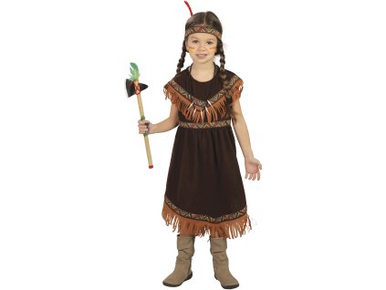 Detský kostým Indiánka (Mărimea - Copii M: 115-123 cm)