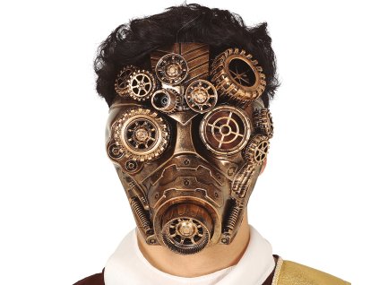 Mască - Aurie în stil Steampunk