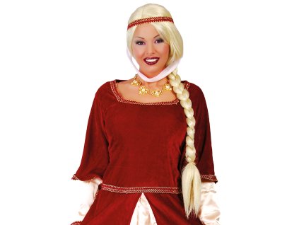 Perucă cu împletituri - blond
