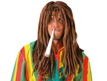 Perucă tip Rasta şaten