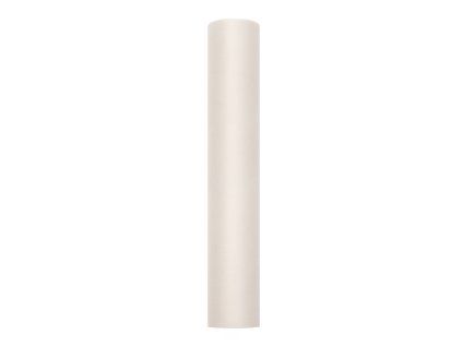 Tyl hladký - krémový 0,3x9m