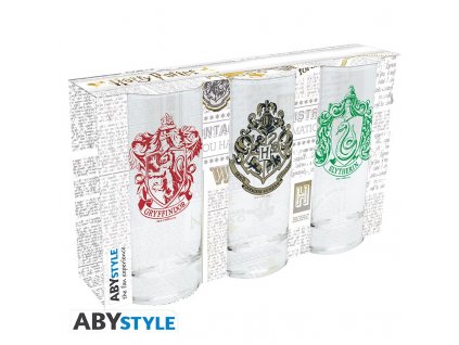 harry potter 3 glasses set x2