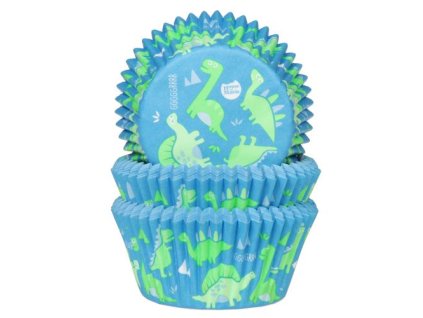 50657 papierove kosicky na pecenie dino 50 ks