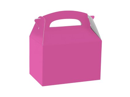 39128 papierovy party box tmavoruzovy