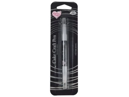 Potravinárska fixka obojstranná Silver Grey - Strieborná