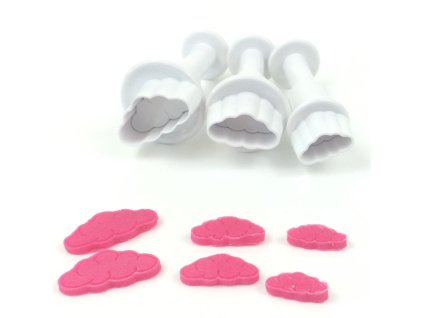 Set decupator cu ejector mini norișori -  3 mărimi