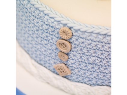 Formă din silicon cu model croșetat - Crochet Piece