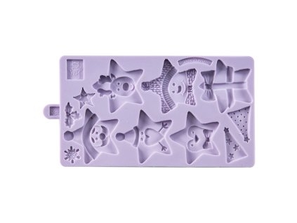 Matriță din silicon Karen Davies - Stele de Crăciun