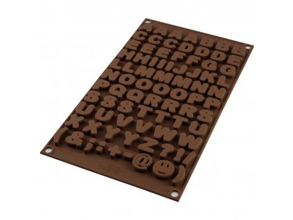50387 2 silikonova forma na cokoladu abeceda