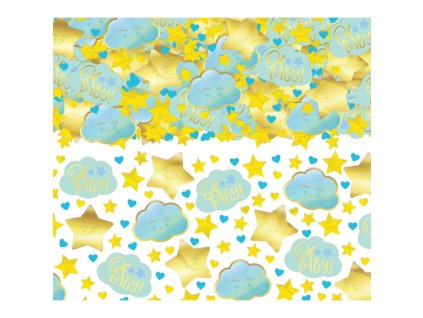 Confetti - Oh Baby! albastru, auriu
