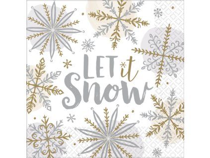 Servítky - Let it snow 33 x 33 cm