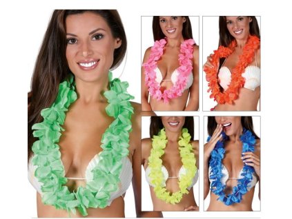 Colier hawaian - neon