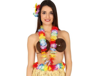 Colier hawaian - multicolor