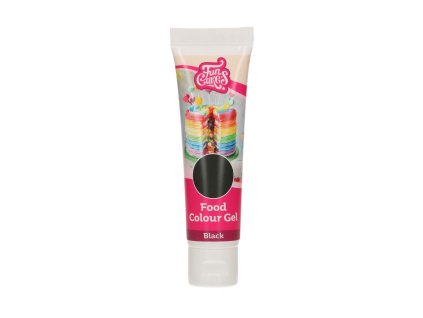 Colorant gel negru comestibil concentrat Black pentru fondant și bomboane de ciocolată 30 g