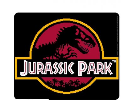 jurassic park flexible mousepad pixel logo