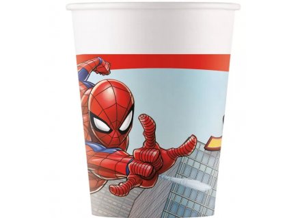 63534 papierove pohare spiderman 200 ml 8 ks