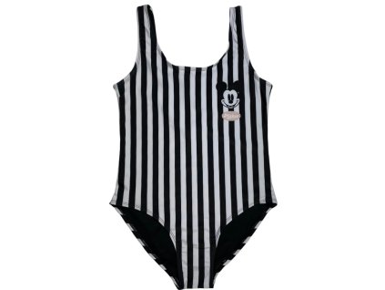 Costum de baie dintr-o singură piesă - în dungi Mickey Mouse