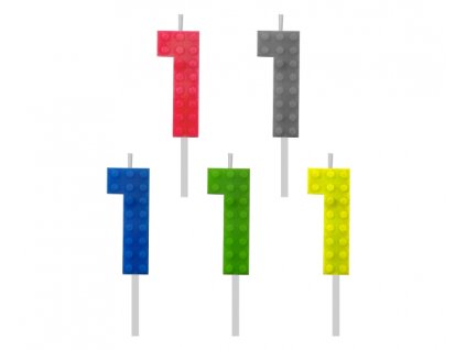 Lumânare aniversară Lego - 1