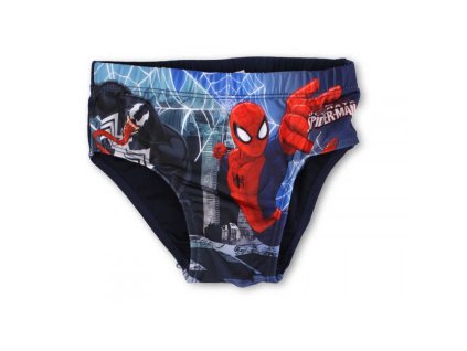 Chlapčenské plavky - Ultimate Spiderman tmavomodré