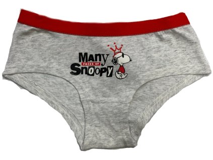 Lenjerie de fete - Snoopy gri