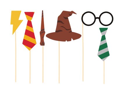 Recuzită pentru fotografie - Harry Potter mix 6 buc
