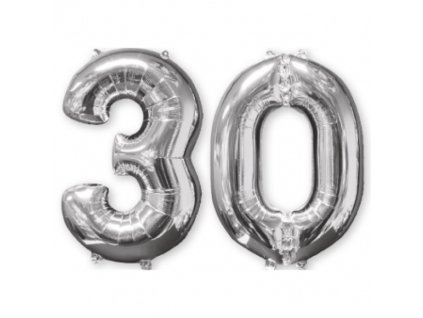 Balon din folie 30 - argintiu