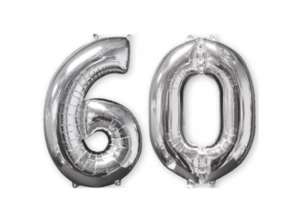 Balon din folie 60 - argintiu