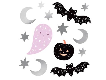 Nálepky - Halloween mix 4 ks