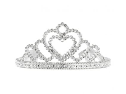 Korunka srdce - strieborná