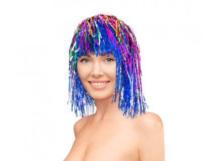 Perucă folie - multicoloră