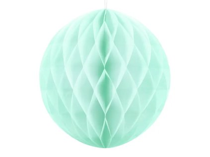 Glob decorativ din hârtie - mentol 40 cm
