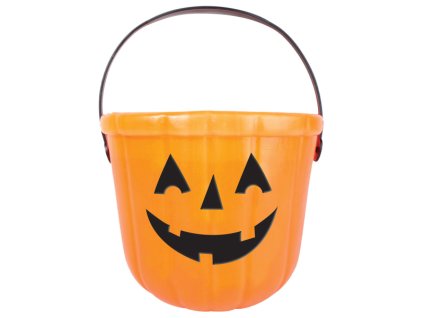 Găleată pentru dulciuri de Halloween - Dovleac