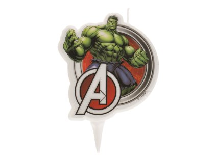 346221 DISPLAY 12 VELAS 2D HULK 7.5CM 1