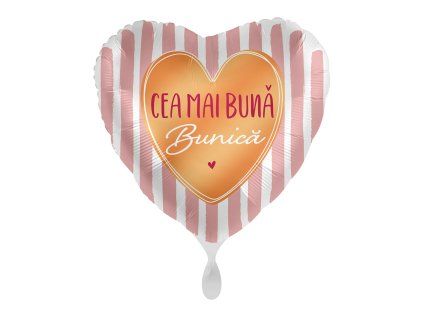 Fóliový balón srdce - Cea Mai Buna Bunica