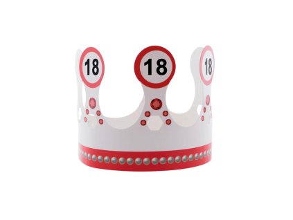 Coroană regală - semn de circulație pentru aniversarea a 18-a