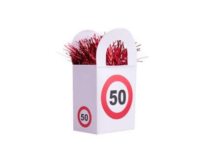 Greutate pentru baloane - semn de circulație 50.