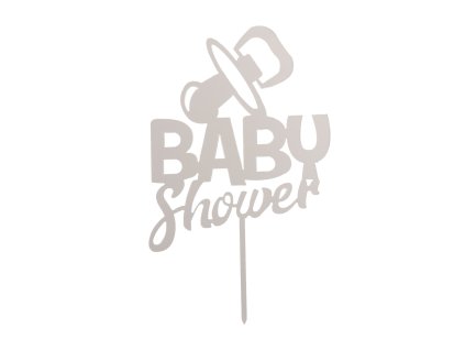 Decorațiune pentru tort - Baby Shower 16 x 10 cm