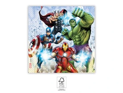 Servítky Marvel - Avengers 33 x 33 cm 20 ks