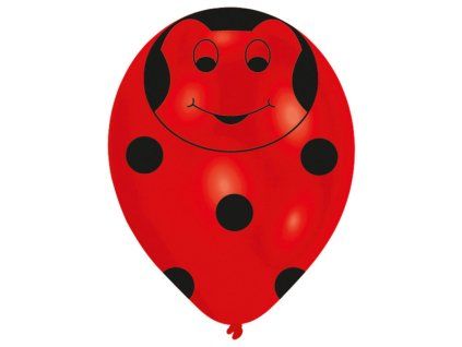 Baloane din latex - Buburuza 6 buc