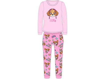 Pijama călduroasă pentru fete - Paw Patrol Sky, roz