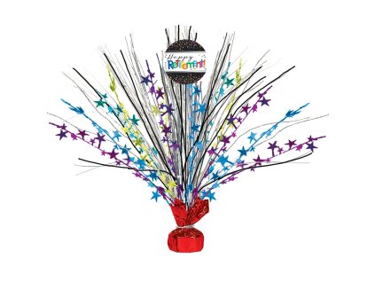Decorațiune de sărbătoare - Happy Retirement 19 cm