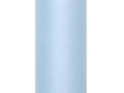Tyl hladký - modrá Sky - blue 0,3 x 9 m