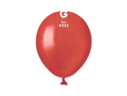 Balon - roșu metalic 13 cm