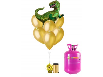 80264 helium party set tyranosaurus